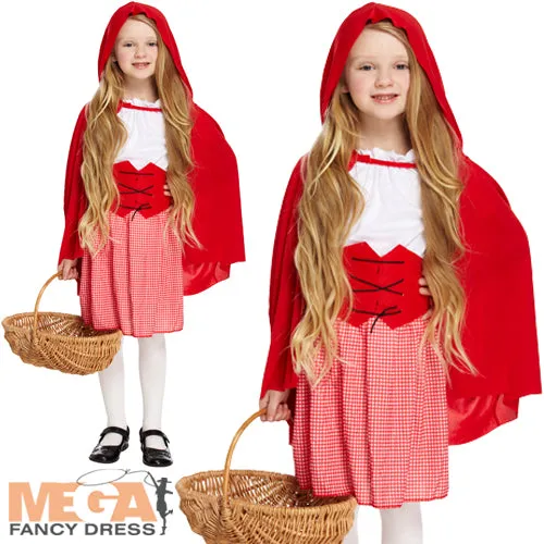 Girls Red Riding Hood World Book Day Fairy Tale Costume