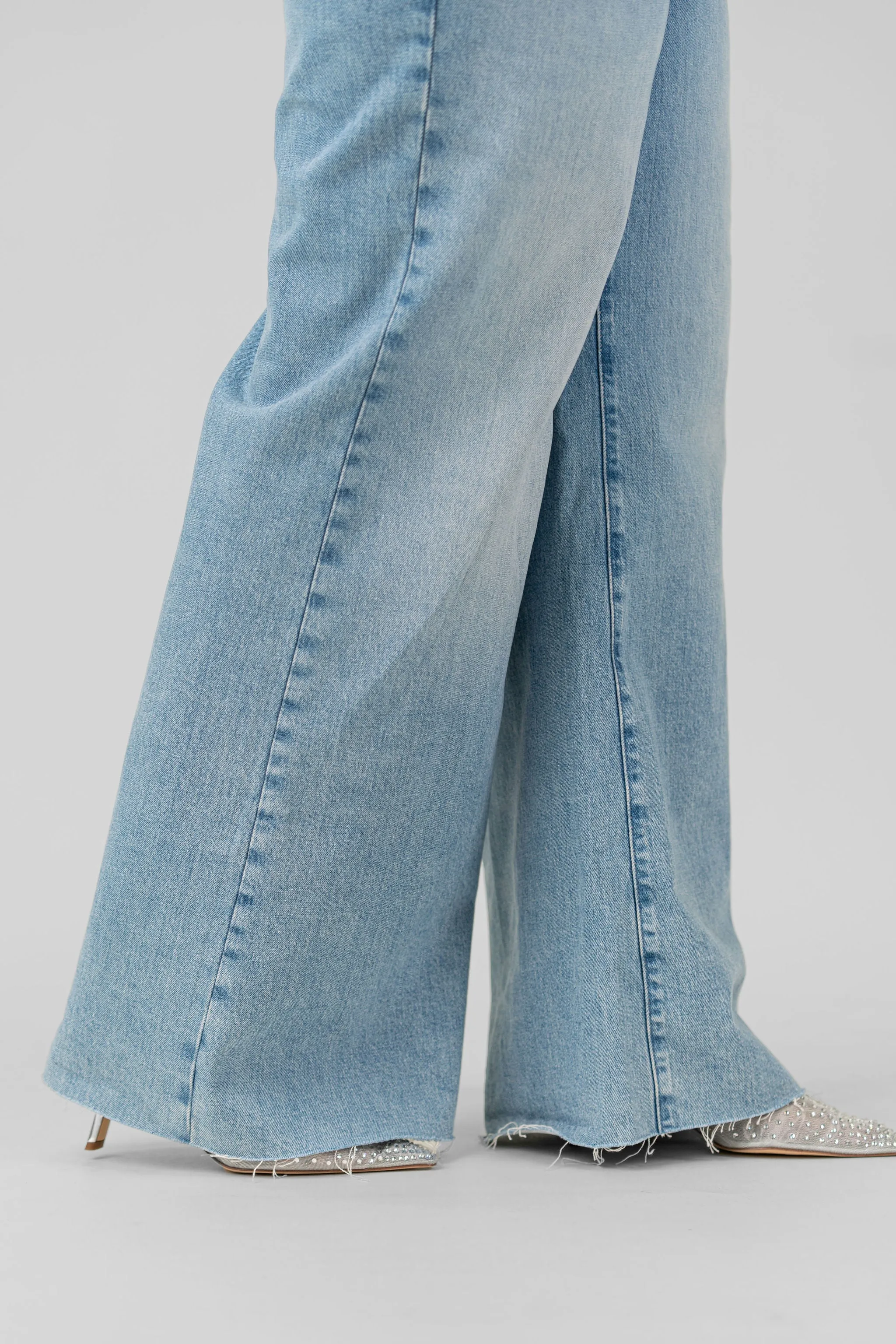 GOOD WAIST PALAZZO JEANS