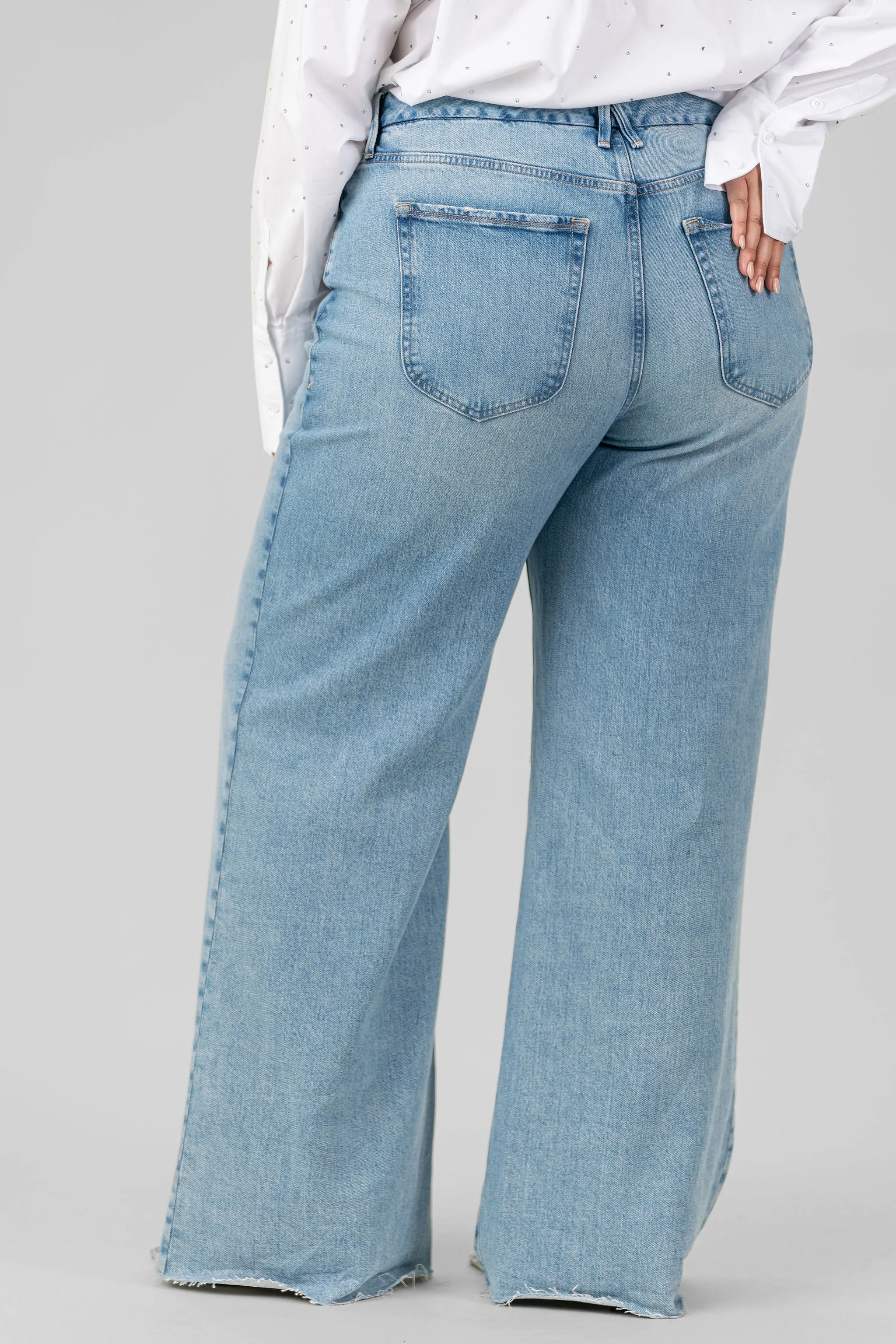 GOOD WAIST PALAZZO JEANS