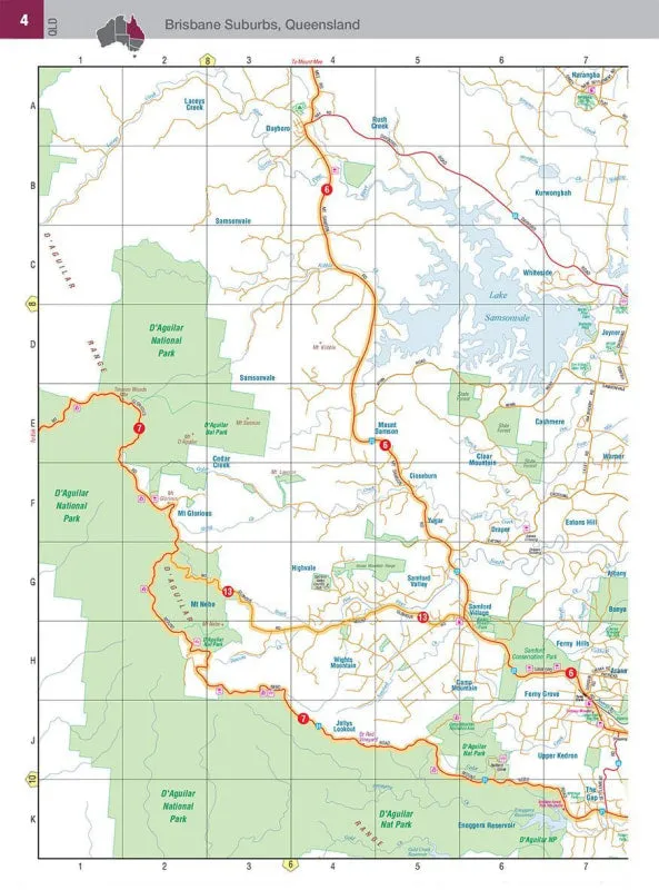 Hema Australia Motorcycle Atlas with 200 Top Rides Travel Book (6th Edition)