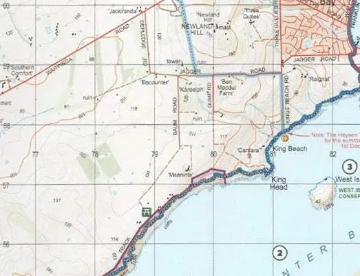 Heysen Trail Map 1: Cape Jervis to Kuitpo Forest