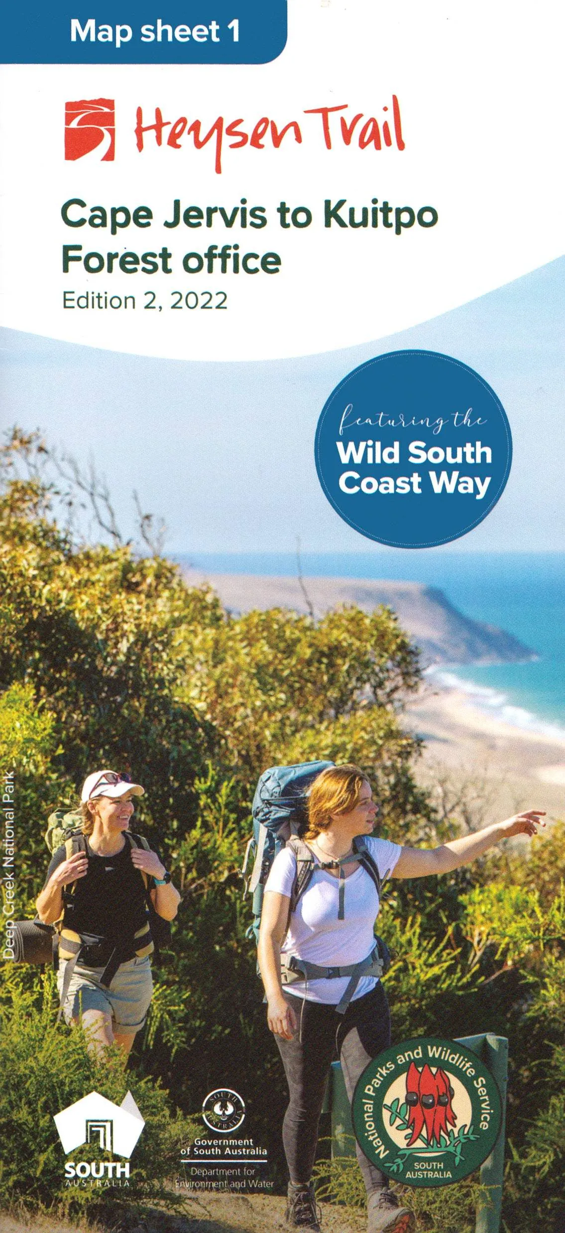 Heysen Trail Map 1: Cape Jervis to Kuitpo Forest