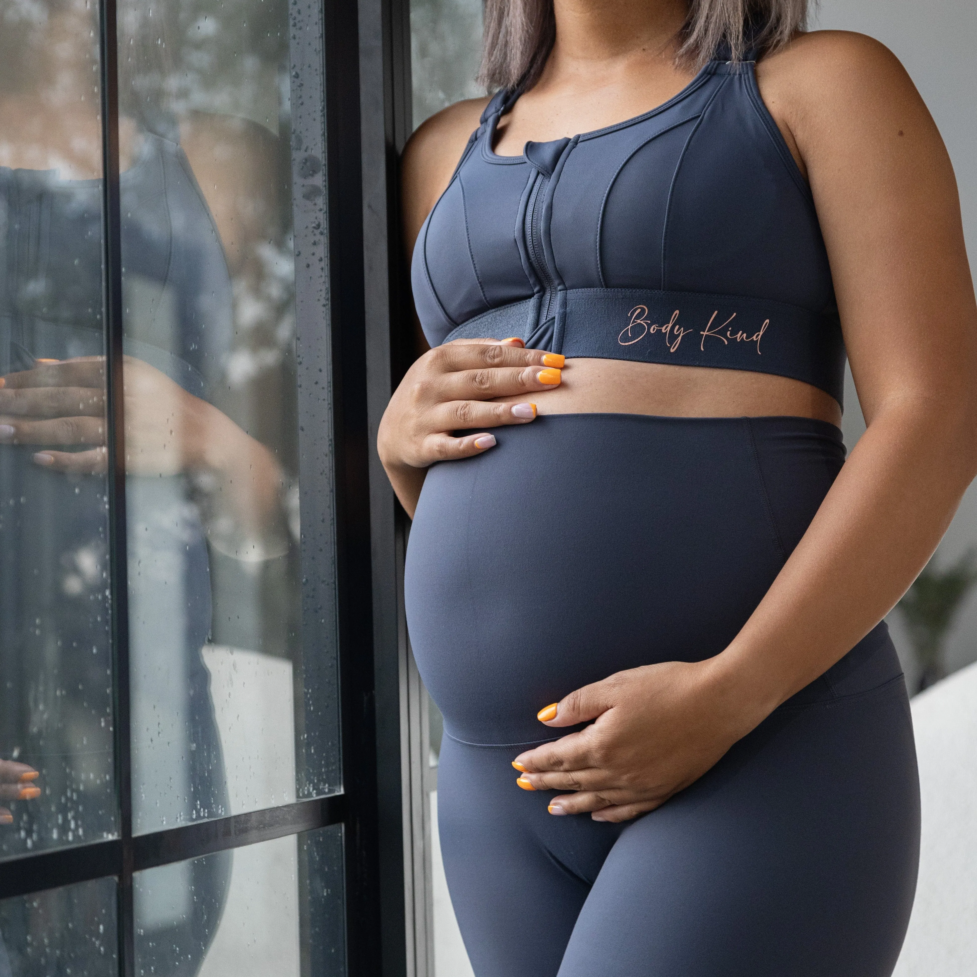 High-Waisted Leggings | Navy