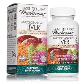 Host Defense MycoBotanicals Liver 60 Capsules