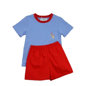 Ice Cream Short Set (4T, 5)