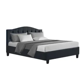 Jervis Double Bed Frame Charcoal