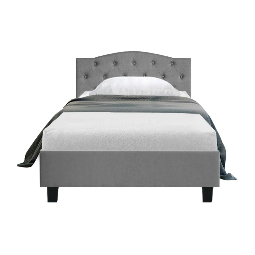 Jervis Single Bed Frame Grey