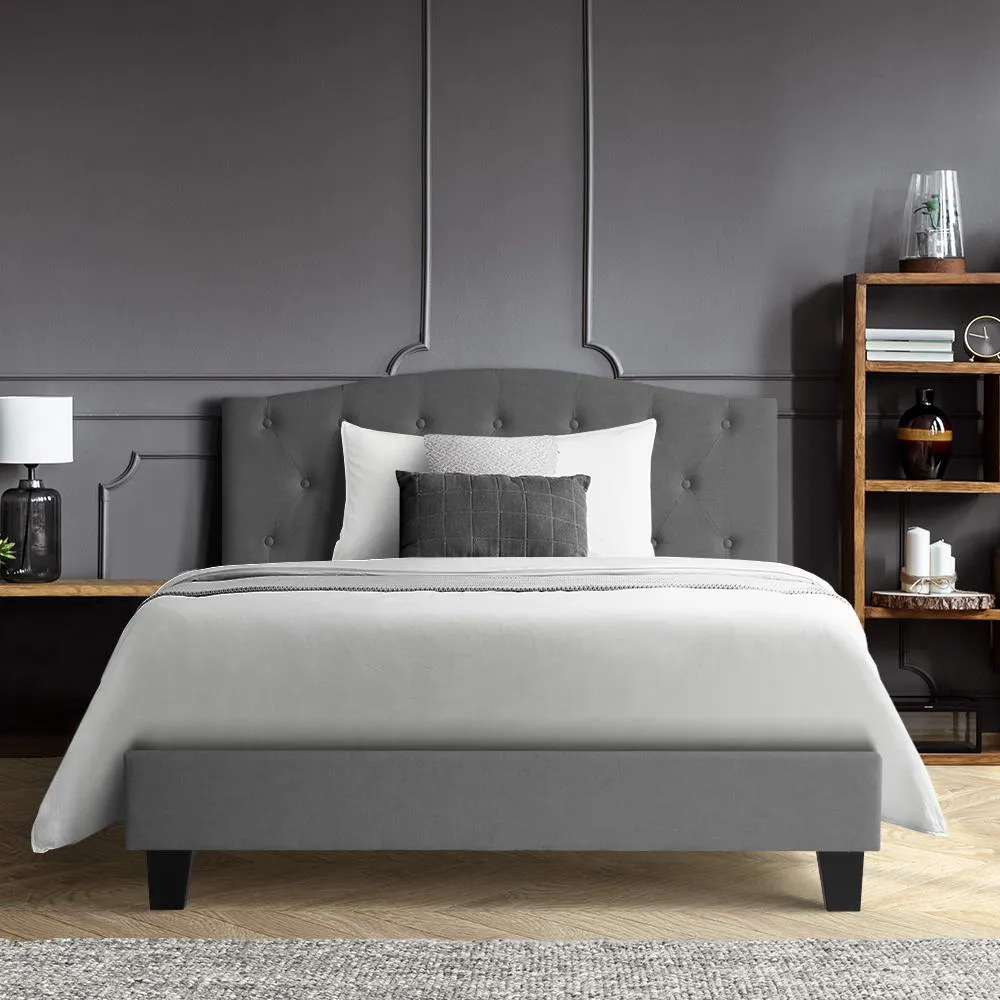 Jervis Single Bed Frame Grey