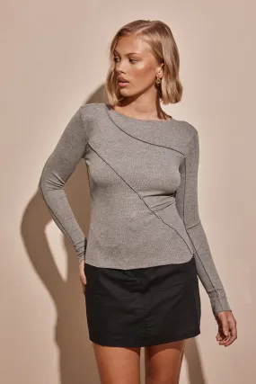 Kayson Knit Top (Grey)