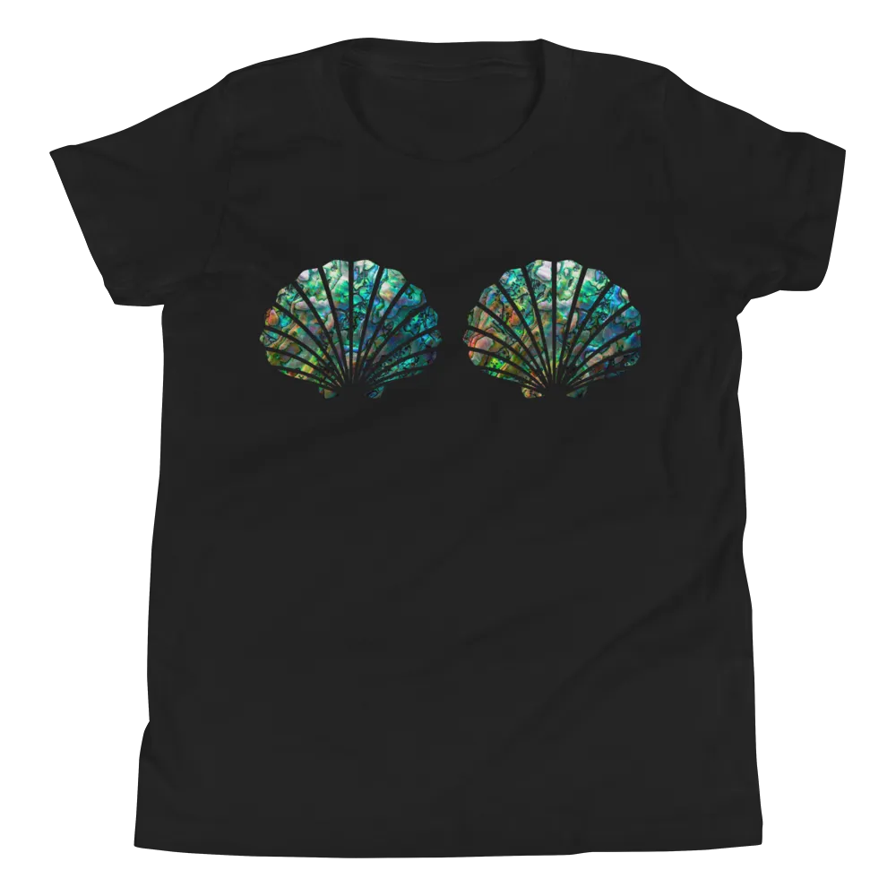 Kid's Abalone Mermaid & Mermen Shell Top Tee