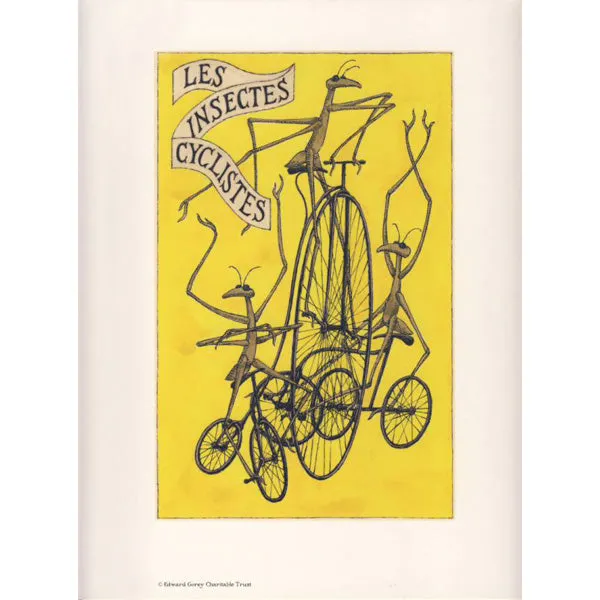 Les Insectes Cyclistes Print