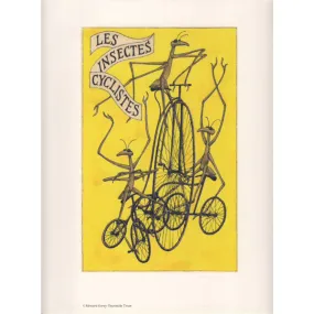 Les Insectes Cyclistes Print