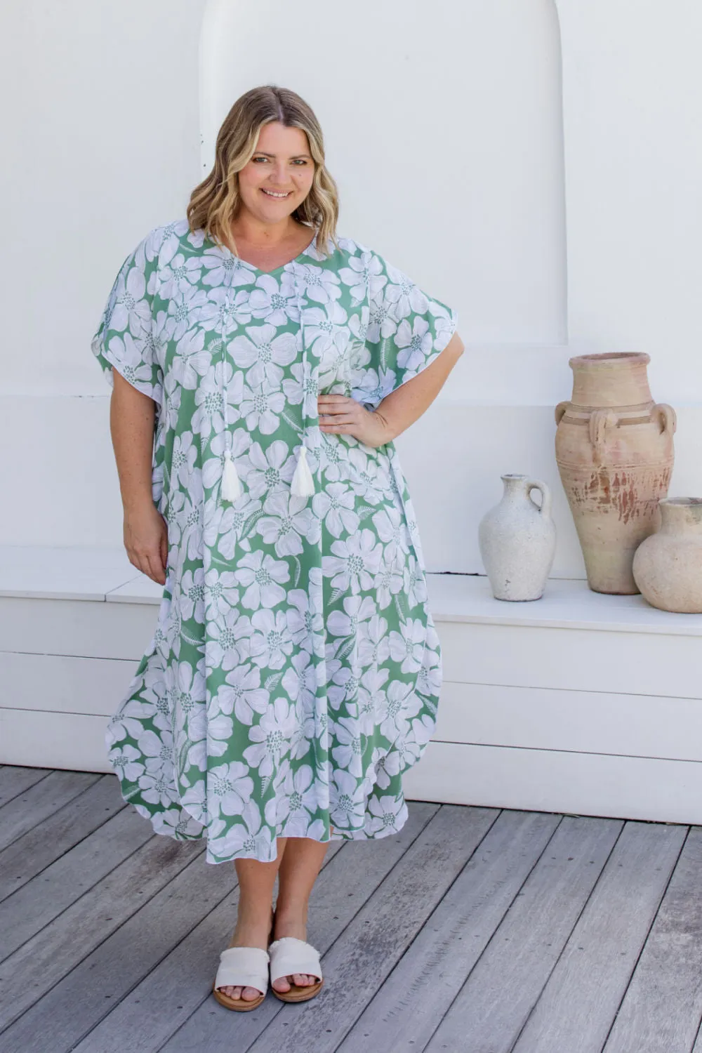 Long Kaftan Dress - Annabelle