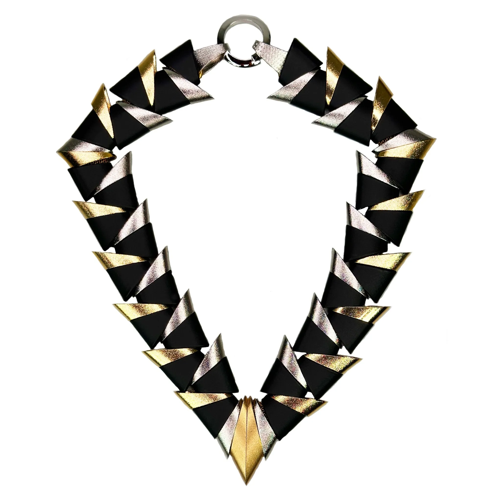 Long "V" Collar