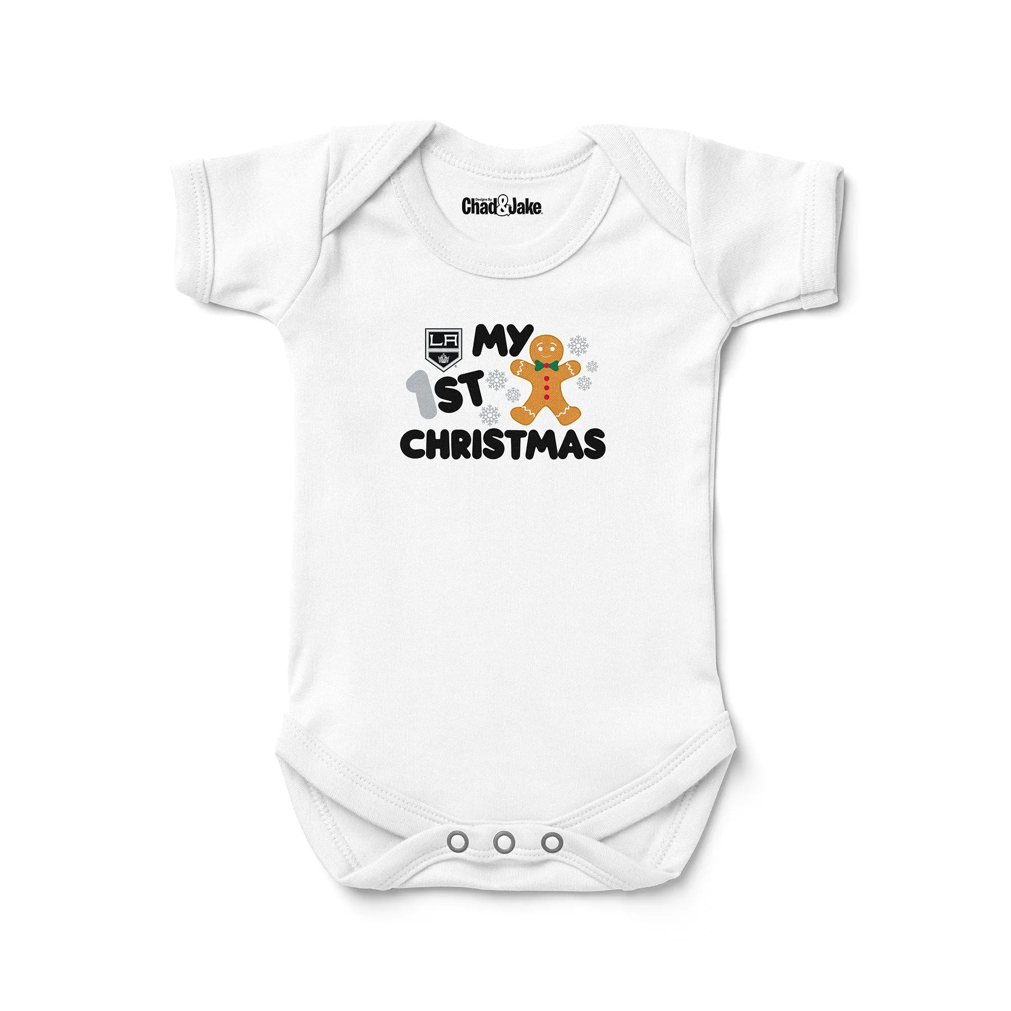 Los Angeles Kings "My First Christmas Gingerbread" Bodysuit