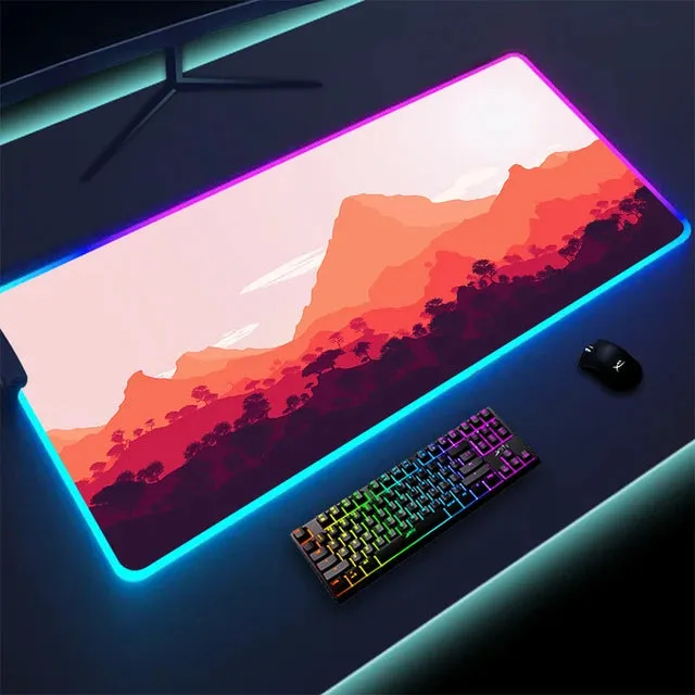 Luminous LED Lighting Mouse Pad