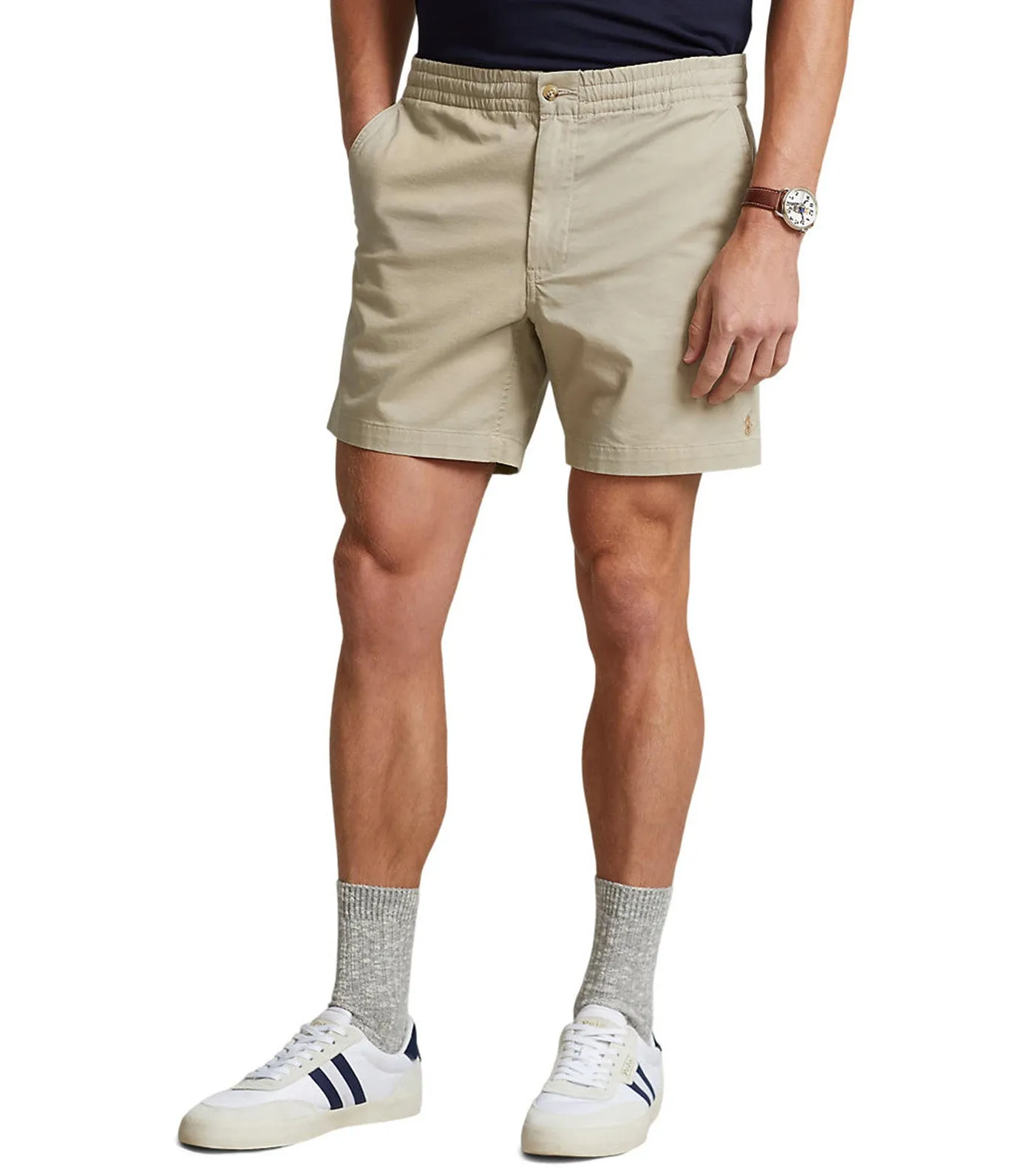 Men's 6-Inch Polo Prepster Stretch Chino Short Khaki Tan