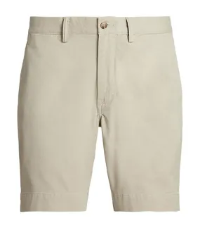 Men’s 8-Inch Stretch Straight Fit Chino Shorts Beige