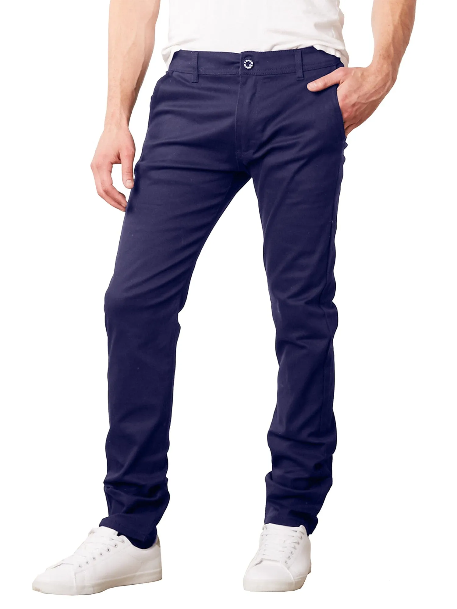 Men's Slim Fit Cotton Stretch Chino Pants