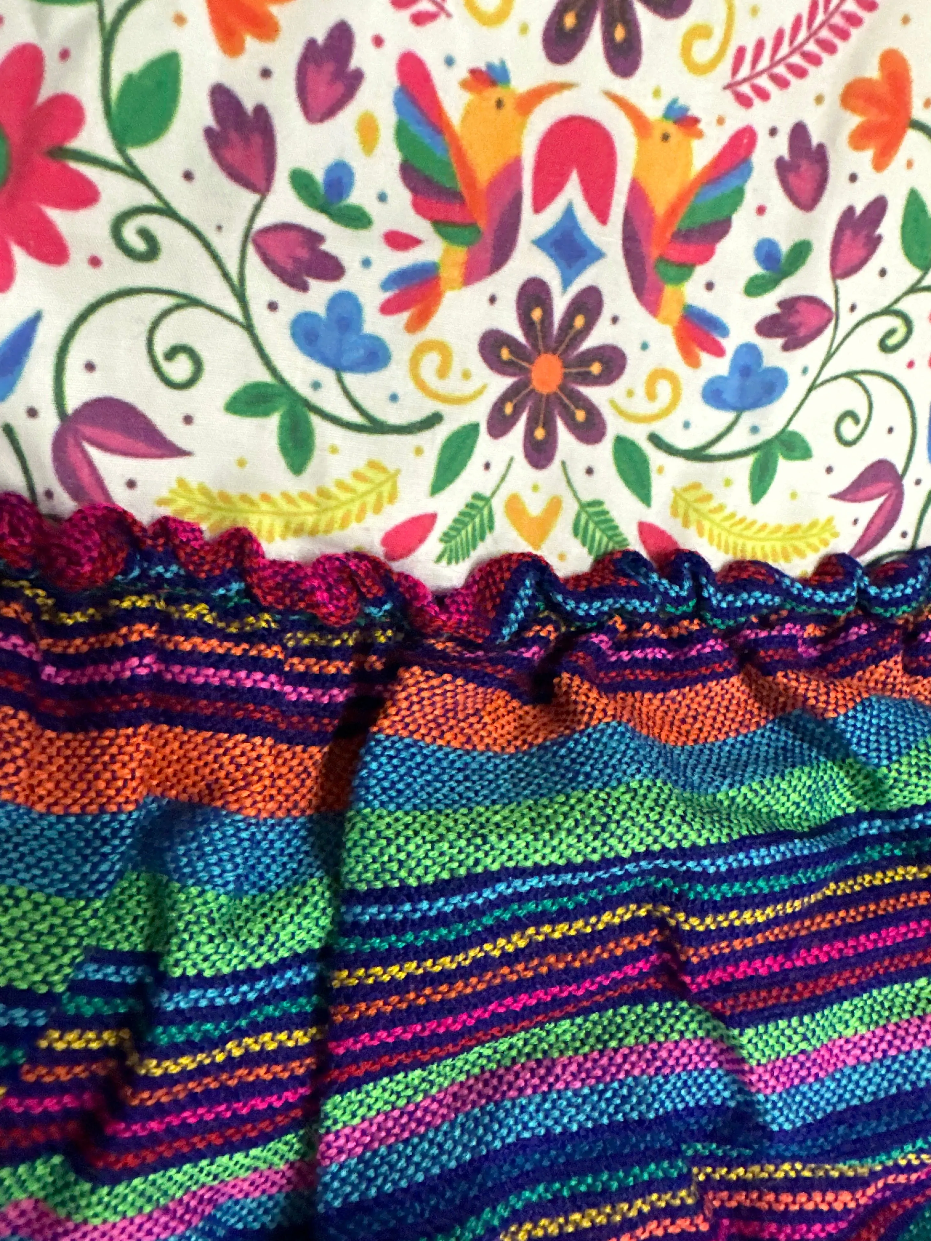 Mexican Romper Pajaritos Multicolored