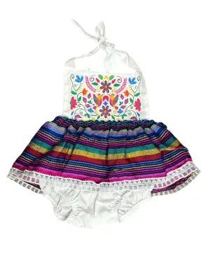 Mexican Romper Pajaritos Multicolored