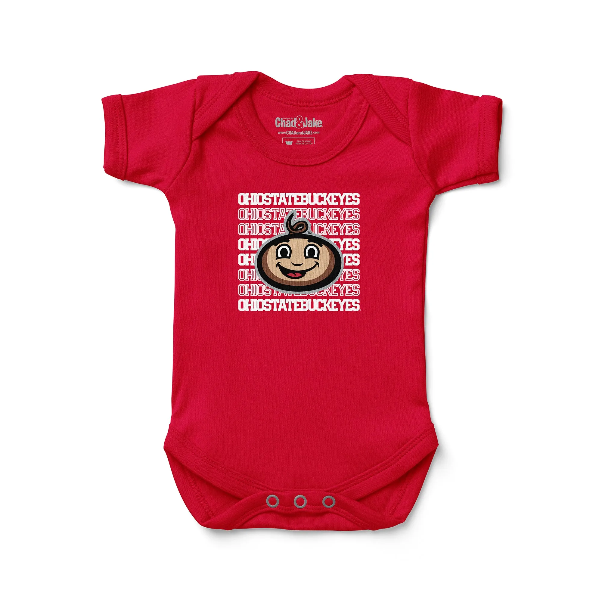 Ohio State Buckeyes Baby Brutus Retro Bodysuit