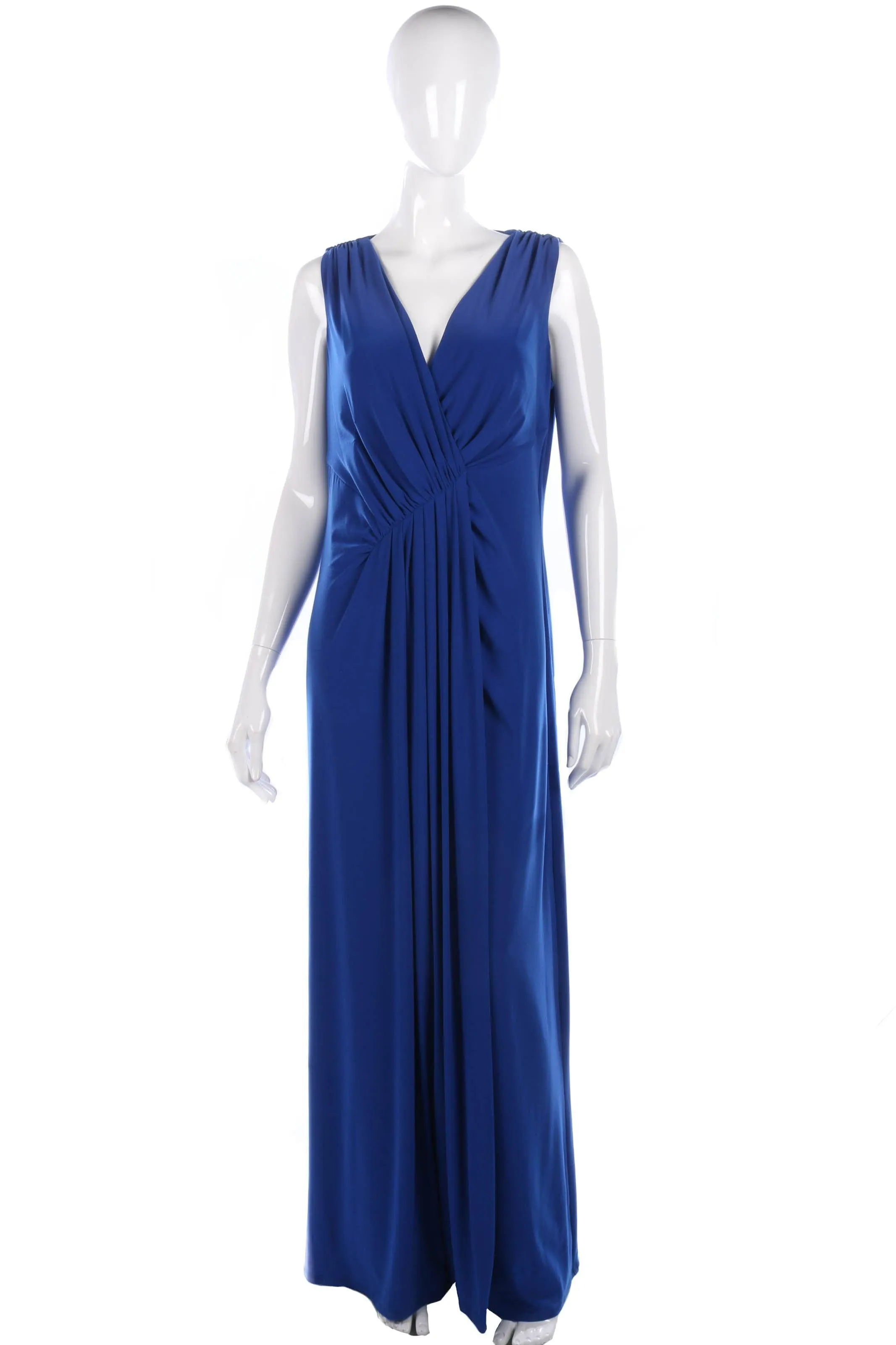 Ossie Clark beautiful blue evening gown size 16