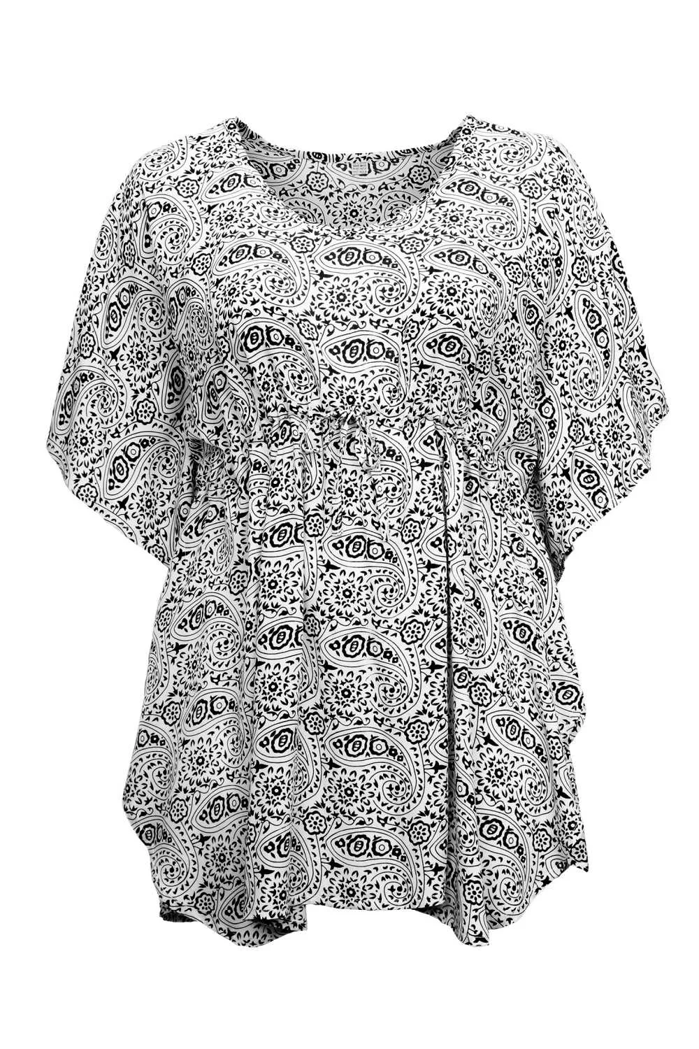 Paisley Kaftan Top