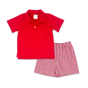 Parker Polo Set | Red (5, 6)