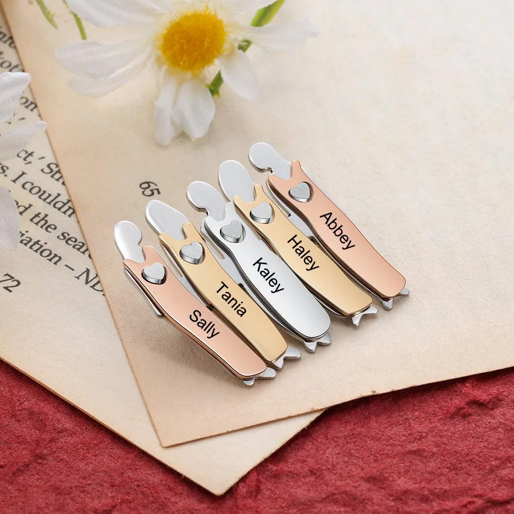 Personalized 925 Sterling Silver Five Sisters Necklace