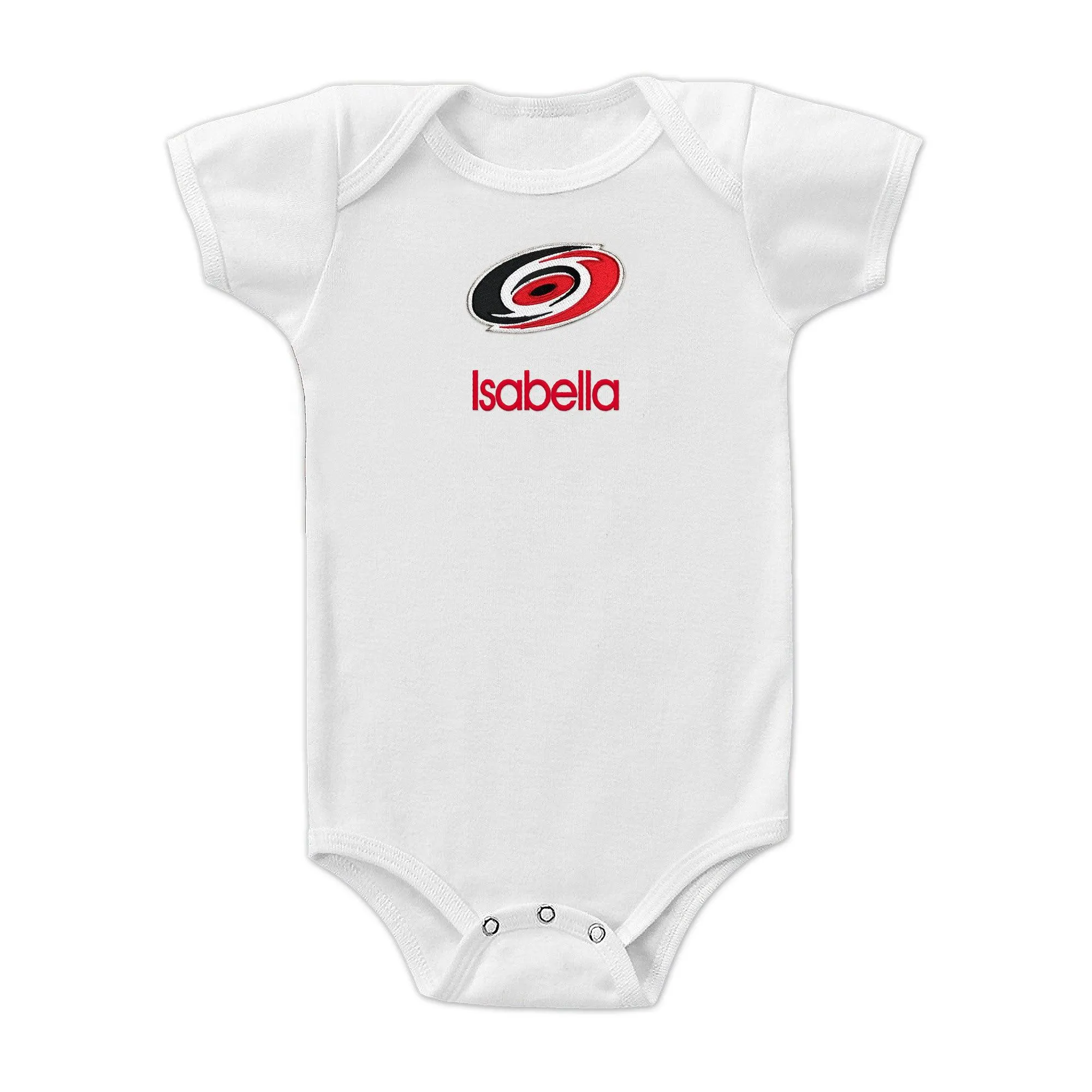 Personalized Carolina Hurricanes Bodysuit