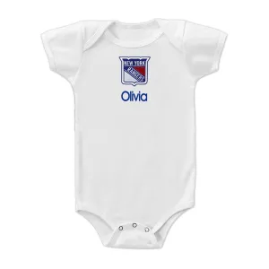 Personalized New York Rangers Bodysuit