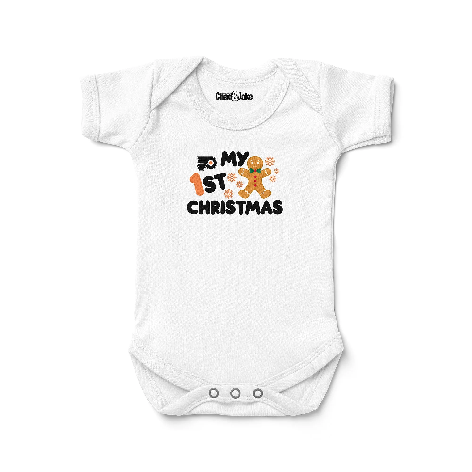 Philadelphia Flyers "My First Christmas Gingerbread" Bodysuit