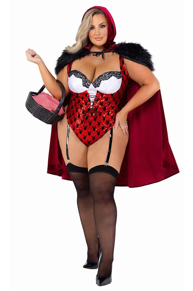 Plus Size Playboy Red Riding Costume