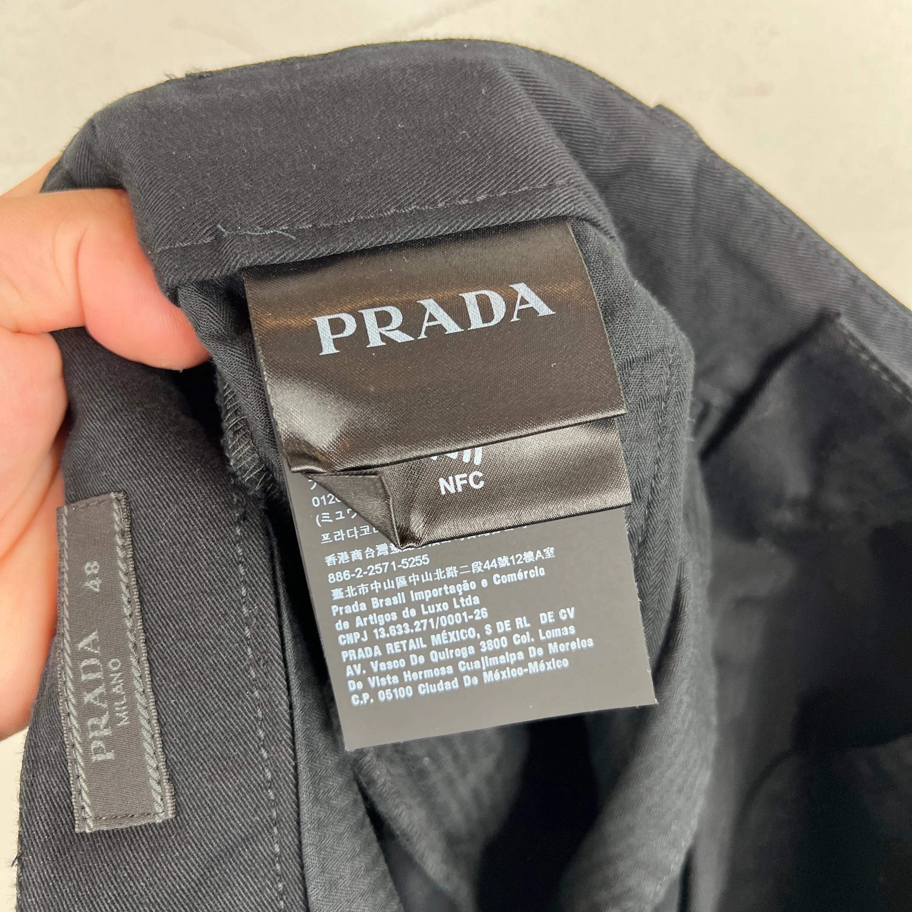 Prada Tapered Chino Trousers