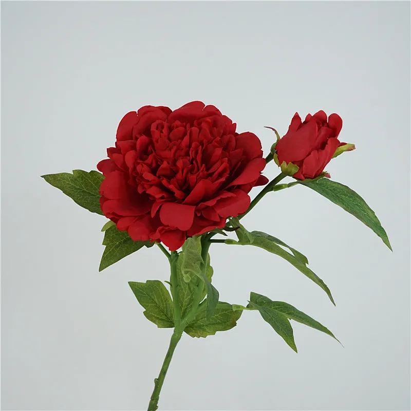 Premium Real Touch Peony Stem