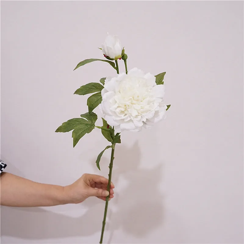 Premium Real Touch Peony Stem