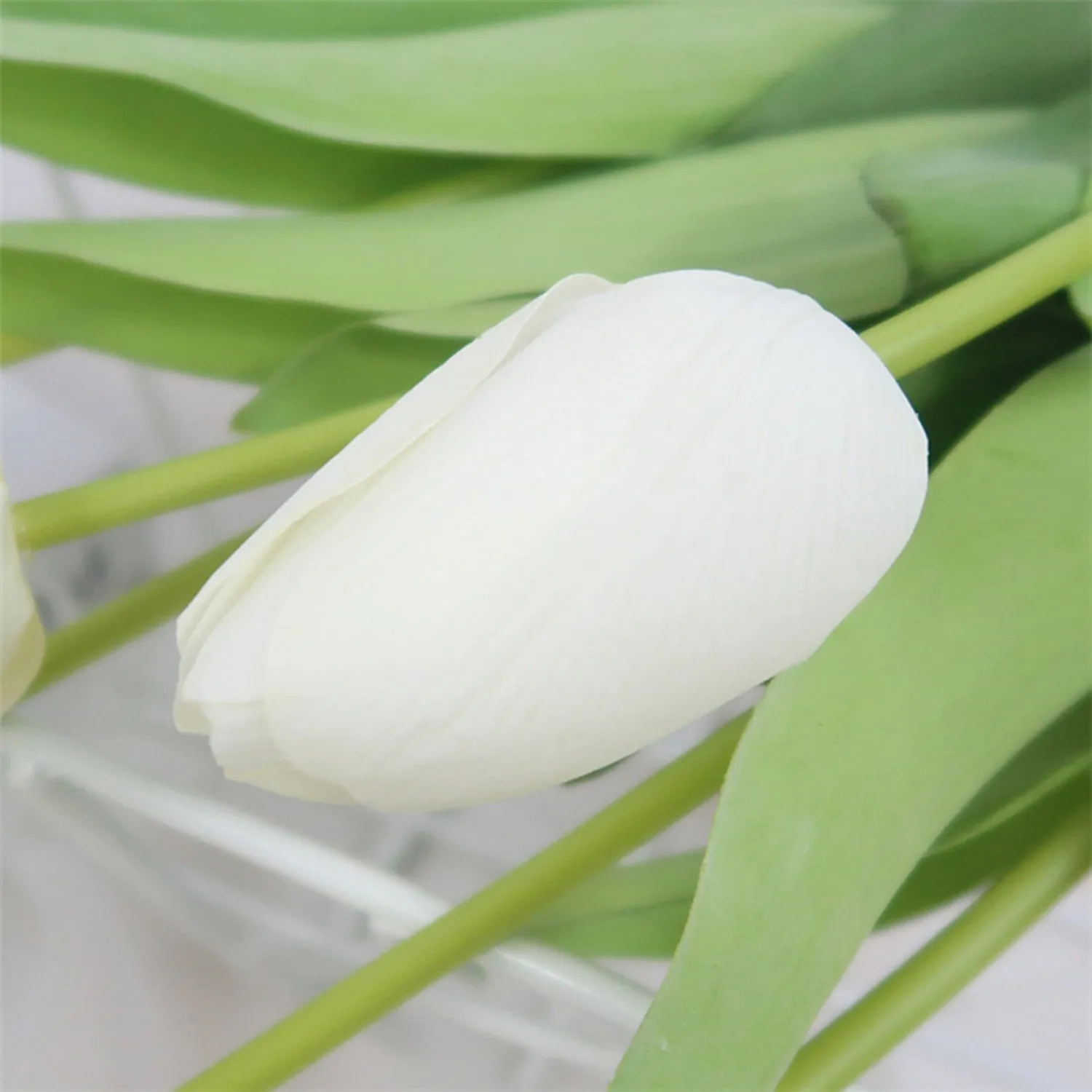 Premium Real Touch Tulip Bud Stem