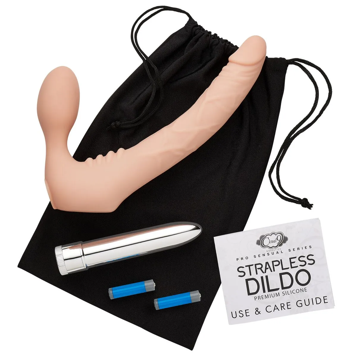 Premium Strapless Dildo Kit (Flesh)