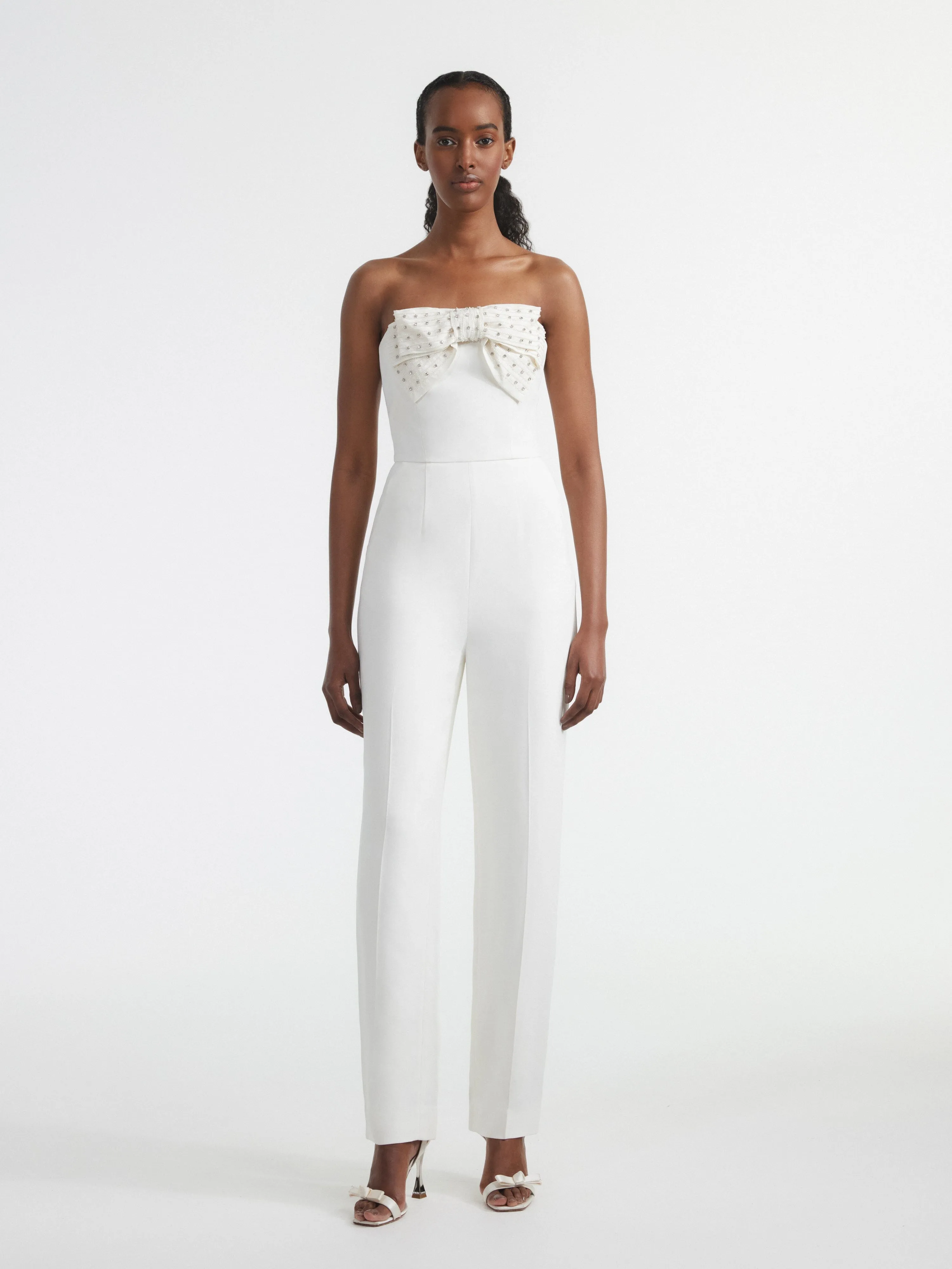 Sabine Jumpsuit in Ivory