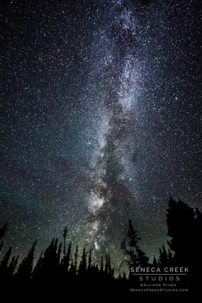 SALE - "The arm of the Milky Way on a New Moon in Wyoming" 20x30 Fine Art Metal Print - Scratch and Dent Sale