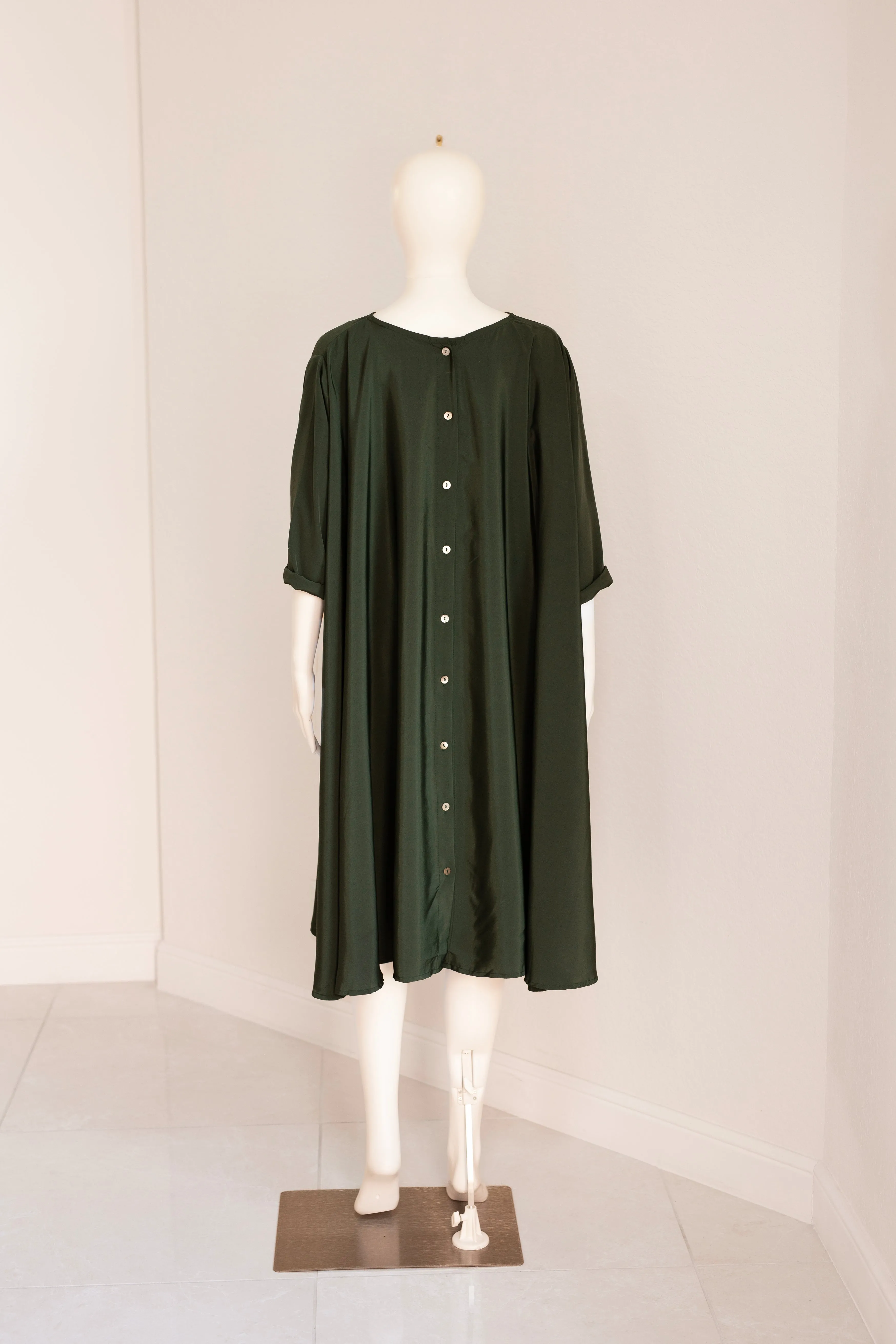 Shunka - Forest Green Crepe