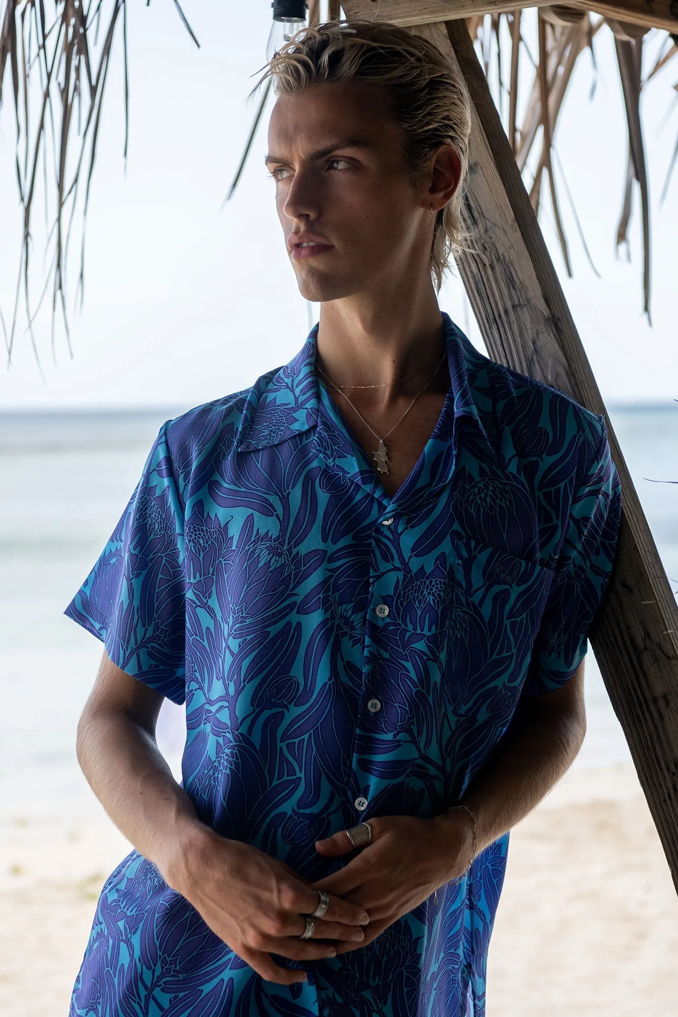 Silk Festival Shirt PROTEA