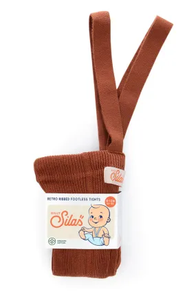 SILLY SILAS FOOTLESS TIGHTS | CINNAMON