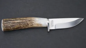 Silver Stag Sharp Forest Elk w/Sheath