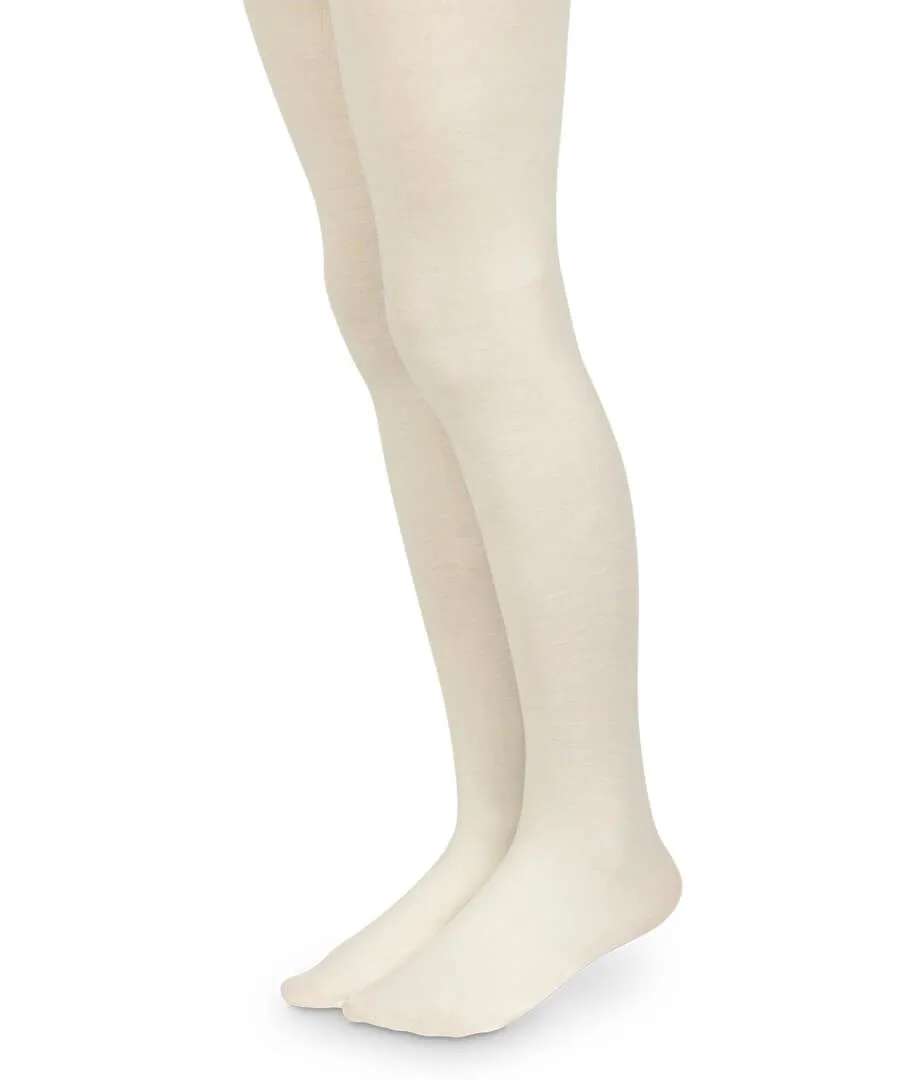 Smooth Microfiber Nylon Tights 1 Pair- Ivory