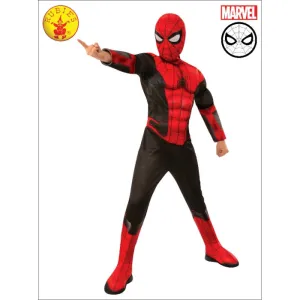 Spider-Man No Way Home Deluxe Red & Black Costume - Child