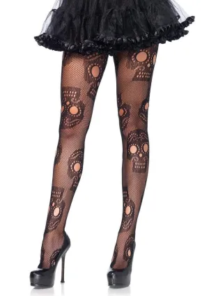 Sugar Skull Net Tights