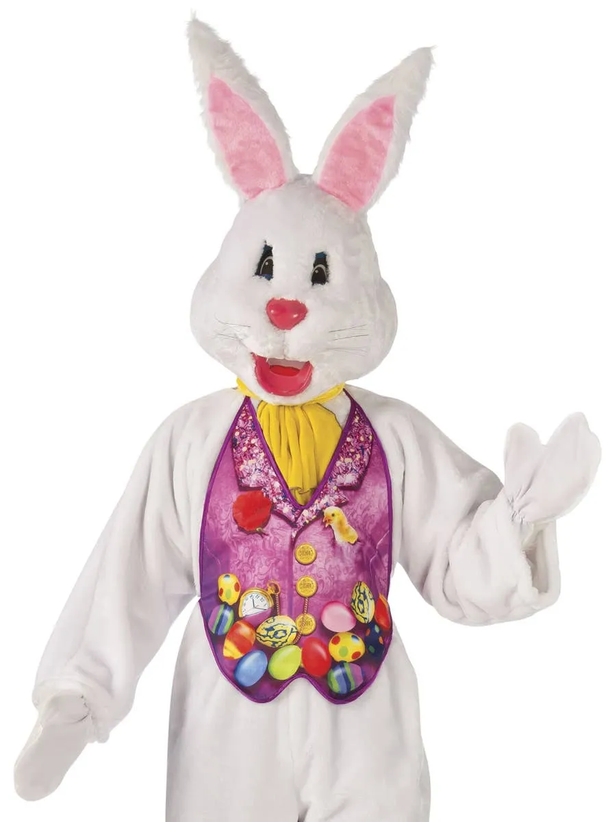 Super Deluxe Easter Bunny Plus Size Adults Mascot Costume