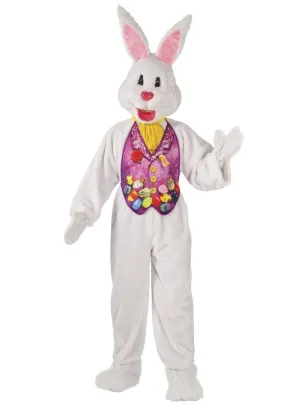 Super Deluxe Easter Bunny Plus Size Adults Mascot Costume